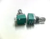 （5個壹標）9型精密電位器碳膜雙聯 15花軸 10K 20K 50K 100K