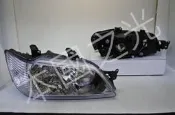 oo本國之光oo 全新 三菱 2001 2002 LANCER 日規晶鑽 大燈 規格H4 一對 台灣製造