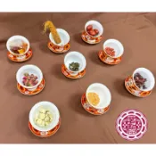 《茗點柑仔店》敬神茶品 四果茶 枸杞茶 紅棗 玫瑰茶 菊花茶 人蔘茶 宴王糕點 宴王點心 拜拜點心 宴王用品