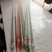 《漢國釣具》寸真 玻璃 纖維竿尾 實心 長105公分， 竿尾，釣竿尾，溪流竿，手竿，DIY 維修，做釣竿