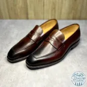 Folklore Classic 固特異手工縫製真皮義式小方楦便士樂福鞋 Penny Loafer Loake 全客製