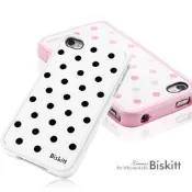 【東西商店】79折商品 ─ SGP iPhone 4 /4S Case Linear Biskitt 可愛圓點系列保護殼