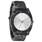 【NIXON】The TIME TELLER ACETATE 絕代風華時尚玻麗腕錶-黑(NXA3271039)