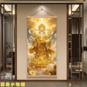 🔥台灣出貨🔥2026馬年財神爺財源廣進掛畫客廳玄關辦公室商鋪牆面免打孔掛畫 媽祖 關聖帝君 財神爺 文昌帝君 招財