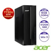 Acer 宏碁 Aspire XC-1725 8核心桌上型電腦(R7-7730U/16GB/512GB/Win11)