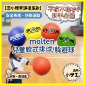 現貨｜台灣製 Molten 靜音 安全球 低彈跳 軟式 足球 排球 躲避球 發泡球 泡棉球 免充氣 STS21