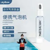 【氣泡水機 蘇打水機】UGASUN家用小型款 行 動式必備 自制汽水氣泡機碳酸飲料機 輕巧便攜 全台適用 🥤