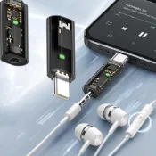 (店+)【Kamera 佳美能】3.5mm母轉Type-C公 耳機轉接頭 適用 iPhone 15/16/17 Android USB-C音源轉接