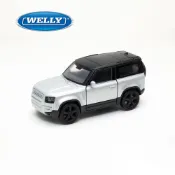 【WELLY 威利】4.75吋 路虎 2020  Land Rover Defender 經典越野車模型 43801CW(銀色)