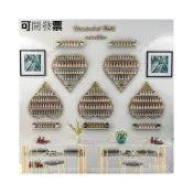 (店+)酒架 葡萄酒架 紅酒收納 美甲架子壁掛心形網紅展示架指甲油膠展示架美甲店墻上置物架展櫃