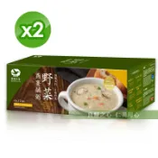 仁美良食 美好人生 高鈣野菜燕麥鹹粥(20包/盒)x2盒_附提袋