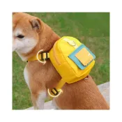 (店+)寵物奇城🐾🏚️ 寵物狗狗自背包柴犬外出書包零食便攜包泰迪中小型犬牽引繩胸背帶