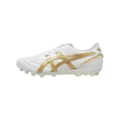 (店+)【asics 亞瑟士】1103A121-104 ASICS C3 舒適 AG（膠質短釘） 袋鼠皮 防滑 足球鞋 男款 白金色