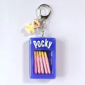 個人化 葡萄Pocky搖搖樂+小熊巧克力 鑰匙圈 英文名字 Shaker