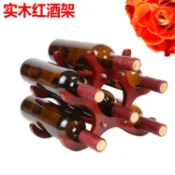 🔥台灣熱銷🔥創意歐式實木紅酒架 裝飾品 家用吧檯洋酒架 客廳擺設 葡萄酒架