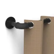 【GCurtain】工業風鑄鐵伸縮彎管 ID2528 91(窗簾管;伸縮管;隔間;工業風;鑄鐵彎管)