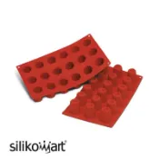伴桌｜Silikomart 18連小花型矽膠模 SF033 / 30.033.00.0060 矽膠模 可麗露模 皂模