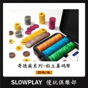 「SLOWPLAY」哥德爾系列 高端遊戲籌碼 14克 粘土籌碼 有面額/無面額 麻將 百家樂 骰寶籌碼