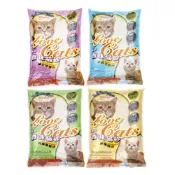 Mores摩爾思-香味貓砂 (細砂) 10L x3入組 (青蘋果/茉莉花/檸檬/薰衣草)