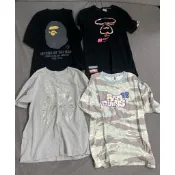 AAPE /Bape 鯊魚，猿人頭等短袖T恤@x17