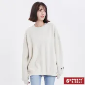 【5th STREET】 女裝 拼接長袖T恤-淺卡其(山形系列) (560885)