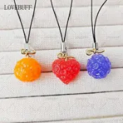 【動漫周邊✅】免運 lovebuff海賊王燒燒果實手機墜樹脂掛件鑰匙掛墜惡魔果實生日禮物