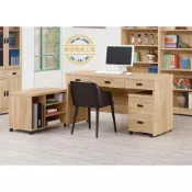 (店+)【新荷傢俱工場】26T 447 北歐原切色3尺書桌/4書桌尺/5尺書桌 辦公桌 電腦桌(可加購電腦架、活動側櫃、主機架)