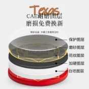 新款德州撲克陶瓷籌碼套裝專業高端poker幣定制有無面值43MM德撲 py6264