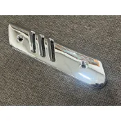 Dio用 全新排氣管防燙片 塑膠材質 電鍍銀 孔對孔14.5cm