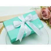 二入經典藍禮盒 ❤️ Tiffany 禮盒 果醬 蜂蜜 蒂芬妮色 Double Love 婚禮小物 喜糖盒 湖水藍 緞帶