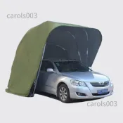 【可開發票】彪羚半自動全自動移動摺疊車庫伸縮汽車遮陽棚防暴曬防塵車棚/9/不含運