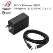 華碩原廠 ROG Phone 30W/65W快速充電組 旅充頭+傳輸線 6 Pro/7 Ultimate/ZS590KS