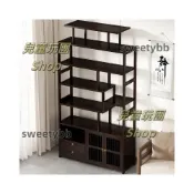 (店+)博古架中式茶櫃隔斷置物架茶葉展示櫃小型多寶閣客廳擺件裝飾架子