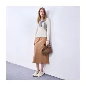 【Le Polka】緞面修身魚尾長裙-女