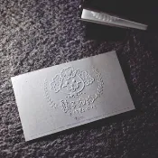 (幸)重型鋼印B-客製化浮雕/打凸/壓印/防偽婚禮喜帖貼紙名片證書