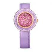 大高雄鐘錶城 Swarovski 施華洛世奇 Crystalline Lustre 水晶光彩石英腕錶 5656896 紫色 33mm｜樂天領券現折★全館特惠中★指定刷卡回饋10%