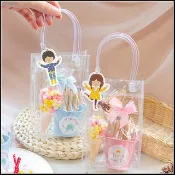 幼稚園 生日分享禮 鐵桶裝 12色彩色鉛筆+迷你甜筒棉花糖