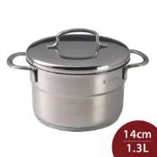 WMF 不鏽鋼迷你小湯鍋 (含蓋) 14cm 1.3L 泡麵鍋 不鏽鋼鍋 (電磁爐 IH爐可用)