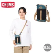 【CHUMS 美國 Spring Dale Mini Shoulder 肩背包《藍/米》】CH604102/手機包