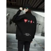 【East 279東貳柒玖服飾】BOSS 新款 撲克LOGO 無帽外套 #無帽#現貨