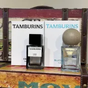 【呈選物】TAMBURINS 一絲慰藉 藍色檜木 空瓶 附原廠盒裝 聞香空瓶 聞香瓶 擺飾