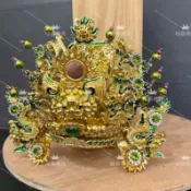 (神鼎佛具) 武盔 神明衣 神明帽 關公帽  關聖帝君 關公手工紙帽 各尺寸齊全 正品 盜圖必究