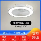 星光精品館 【北歐靜音】吸頂風扇燈 吊扇燈 隱形風扇燈 客廳燈 臥室燈 餐廳燈 簡約設計 靜音馬達 110V電壓 日規美規通用 遙控調光調速