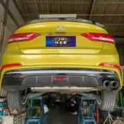 Hyundai 現代 Elantra Sport 改真空閥門 改裝尾段 切中段消音包 觸媒訂製 汽車排氣管 直通尾段訂製