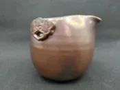 【啟秀齋】台灣 吳永輝 火雲式柴燒 如意雙耳公道杯 茶海 No.4