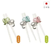 Combi 康貝 三階段彈力學習筷｜右手/大象藍/松鼠粉｜左手/刺蝟綠【贈學習筷環保收納袋】【悅兒園婦幼生活館】