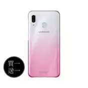 【百利市購物中心】【買一送一】SAMSUNG GALAXY A30 原廠漸層透明背蓋 粉 (台灣公司貨)