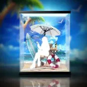 【小音國際購】【移不動】APEX-TOYS 氯化鈉 奇婭娜 夏日泉水 手辦專用展示盒