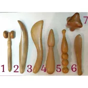 🌷一方壺藝🌷天然梢楠木 刮痧板 按摩器 按摩板 指壓器 S形勺形滾輪葫蘆棒刮痧點穴