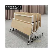 (店+)收納辦公桌 工作桌 活動式便捷桌 職員桌 會議室桌椅 可拼接長條桌 摺疊會議桌椅 可移動辦公桌 摺疊